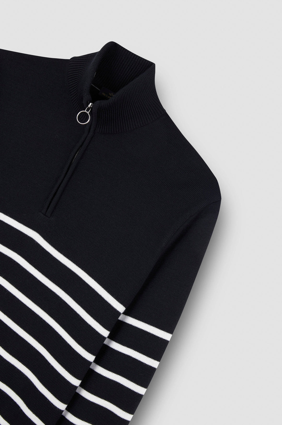 Paul &amp; Shark Tech Wool Half Zip Sweater | Navy/White