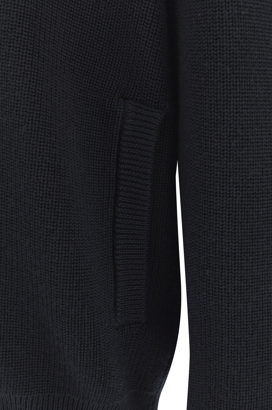 Paul &amp; Shark Zip-up Cardigan in Tech Wool | Navy
