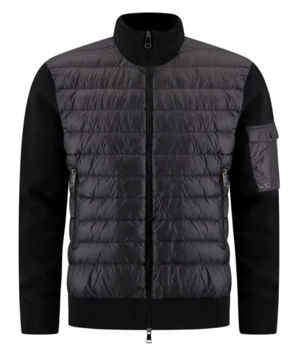 Paul & Shark Ultralight Down Tech Wool Hybrid Jacket | Black