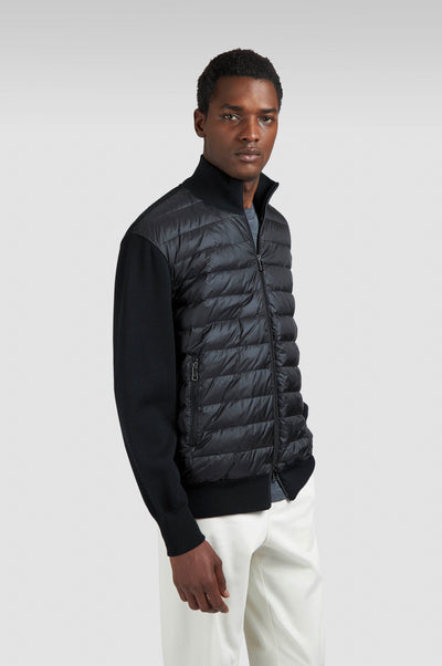 Paul & Shark Ultralight Down Tech Wool Hybrid Jacket | Black