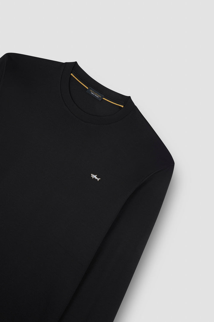 Paul &amp; Shark Aqua Touch Long Sleeve T-shirt | Black
