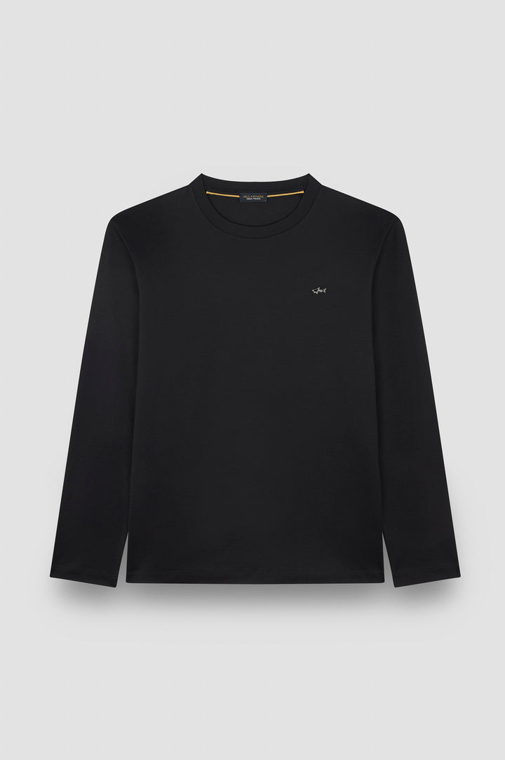 Paul &amp; Shark Aqua Touch Long Sleeve T-shirt | Black