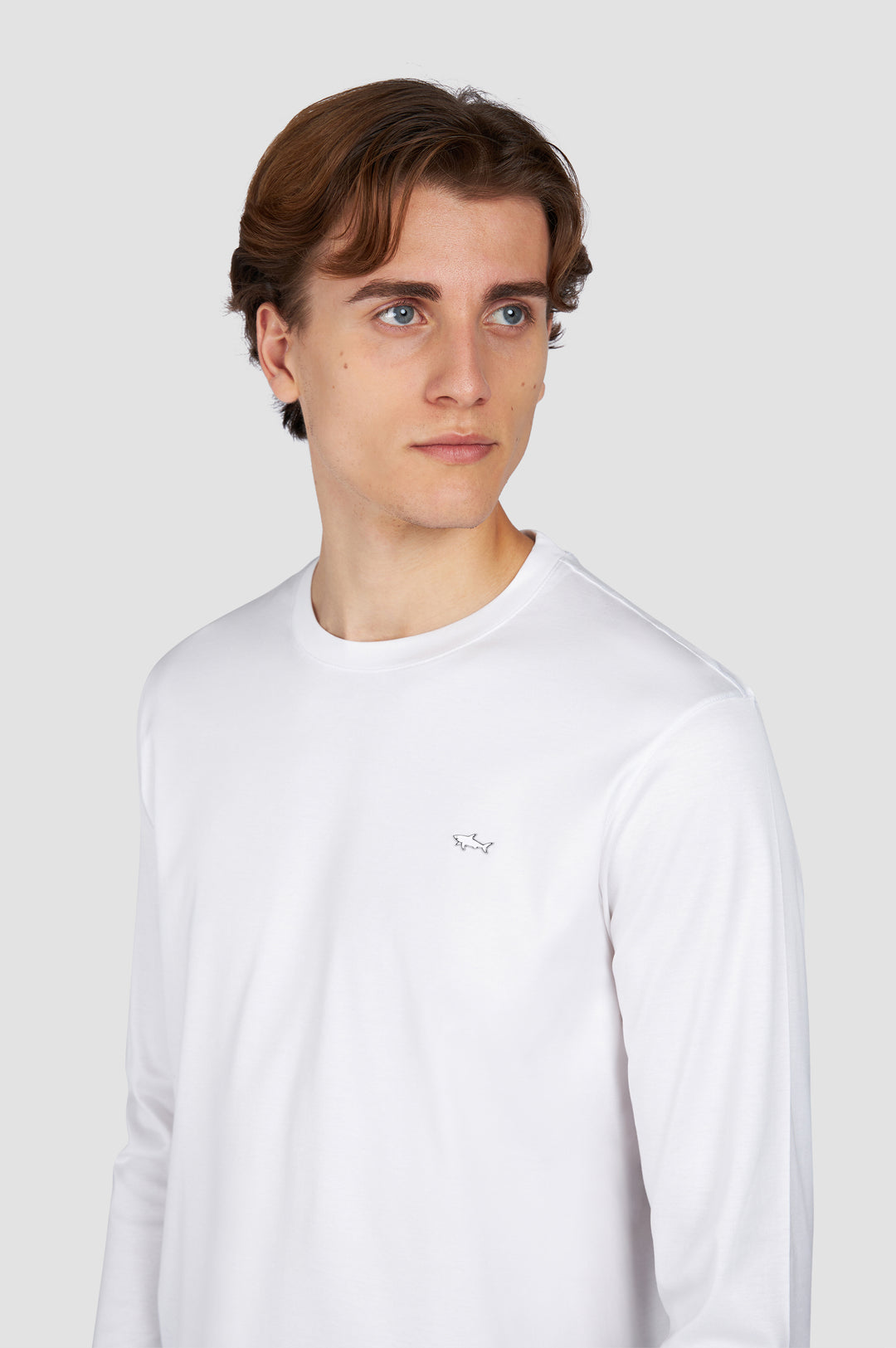 Paul &amp; Shark Aqua Touch Long Sleeve T-shirt | Cream