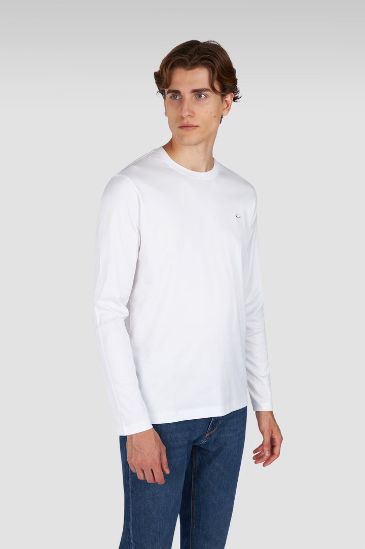 Paul &amp; Shark Aqua Touch Long Sleeve T-shirt | Cream