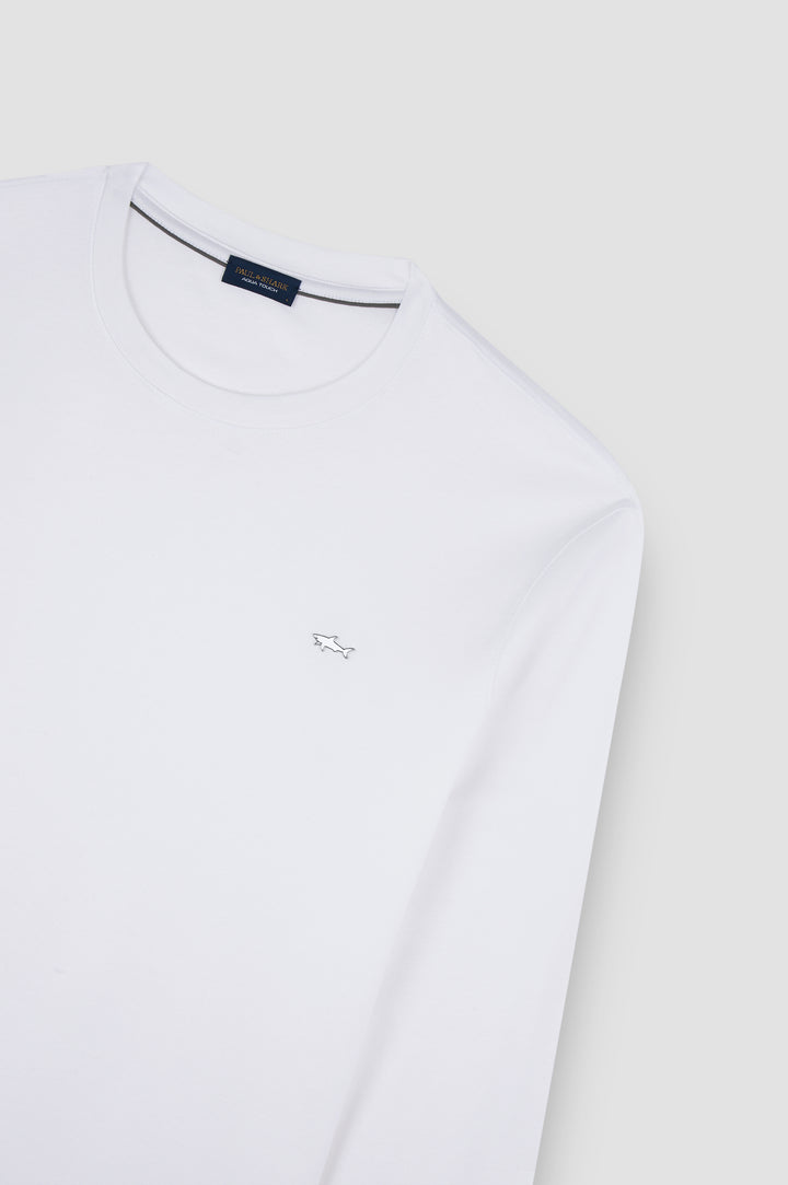 Paul &amp; Shark Aqua Touch Long Sleeve T-shirt | Cream