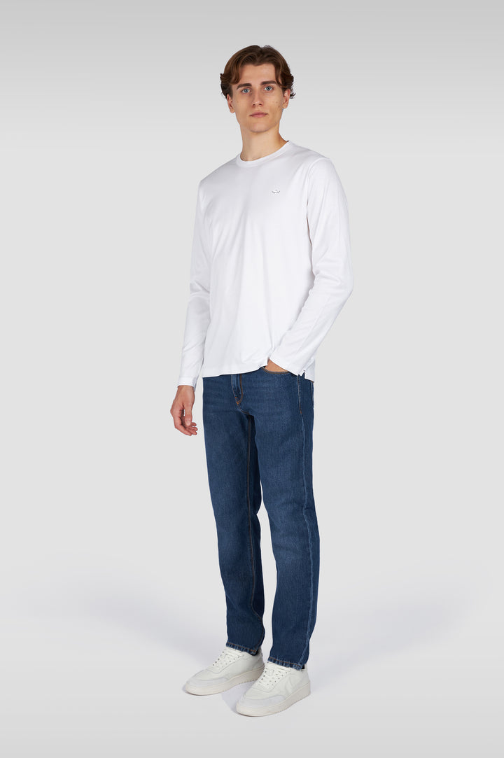 Paul &amp; Shark Aqua Touch Long Sleeve T-shirt | Cream
