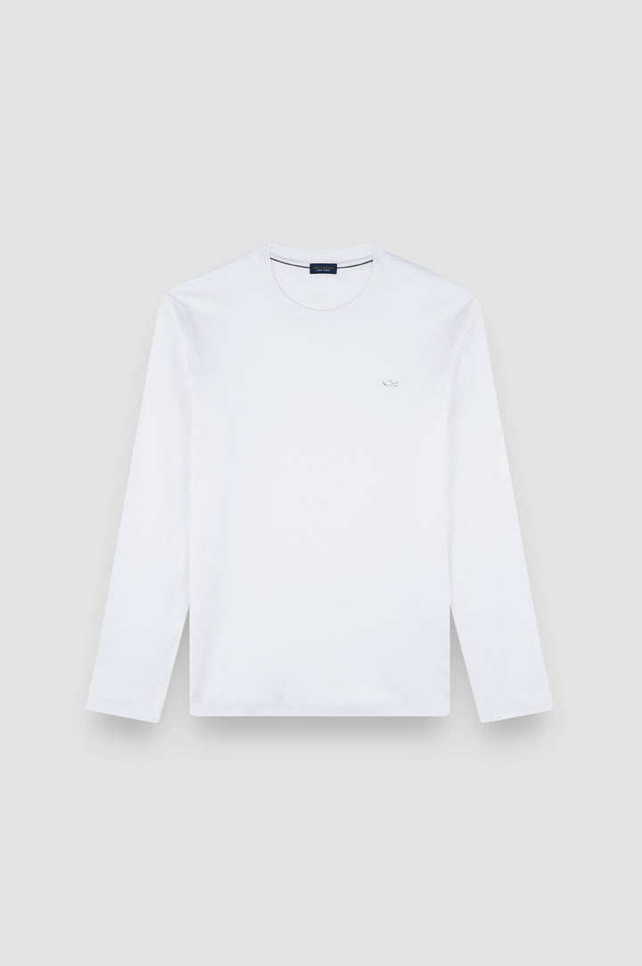 Paul &amp; Shark Aqua Touch Long Sleeve T-shirt | Cream