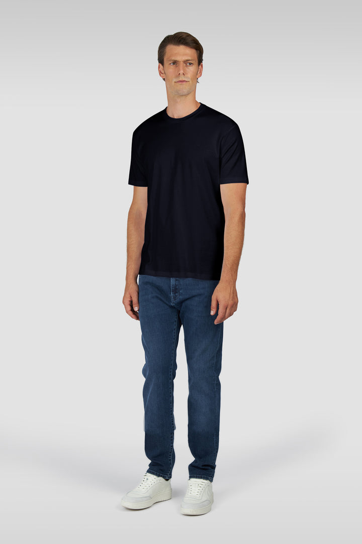 Paul & Shark Embroidered Fin Supima® Cotton Jersey T-shirt | Black