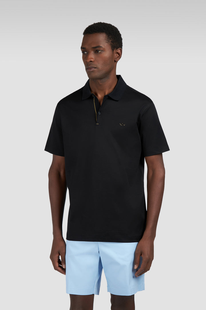 Paul &amp; Shark Aqua Touch Cotton Polo | Black