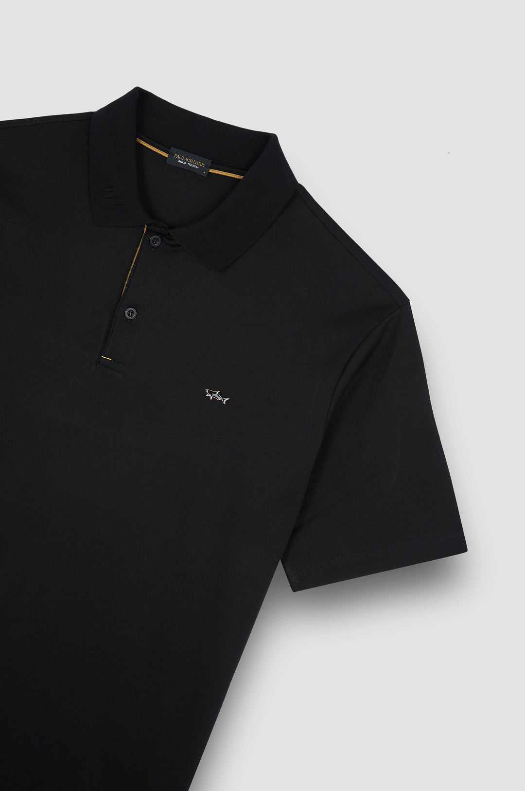 Paul &amp; Shark Aqua Touch Cotton Polo | Black