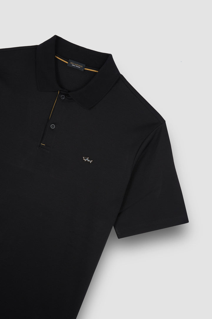 Paul &amp; Shark Aqua Touch Cotton Polo | Black