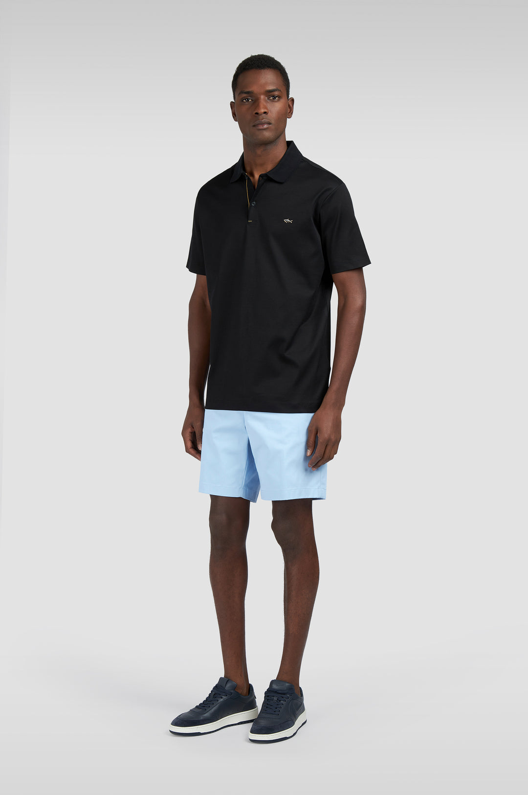 Paul &amp; Shark Aqua Touch Cotton Polo | Black