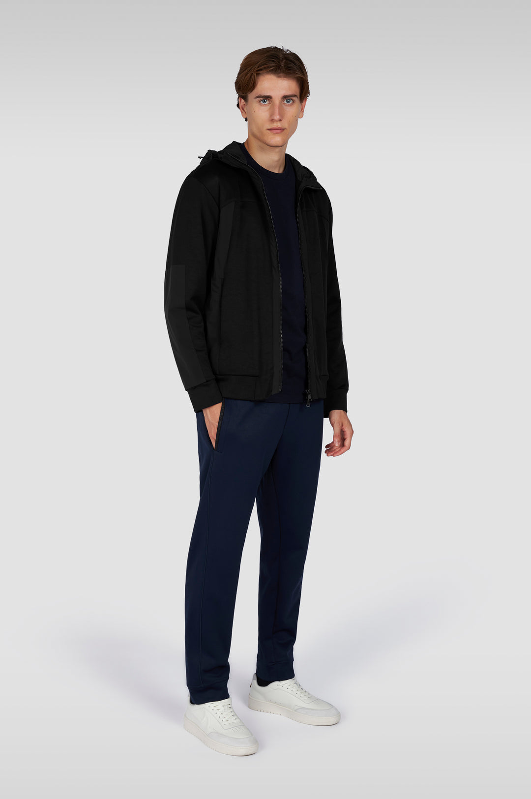 Paul & Shark Typhoon Re4x4 Supersoft Fleece Cardigan | Black
