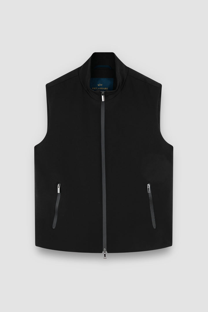 Paul &amp; Shark Dynamic Vest in Technical Fabric | Black