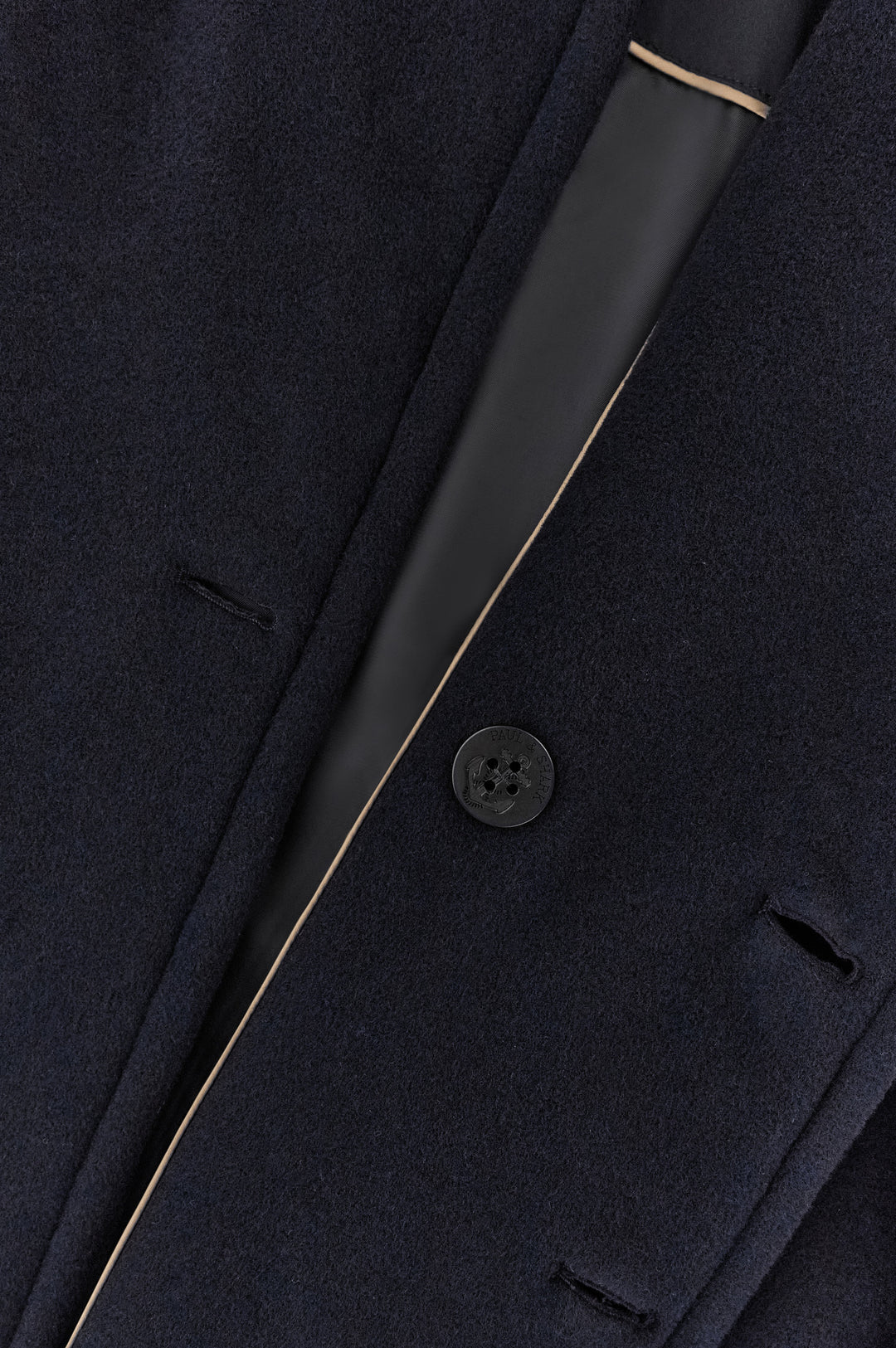 Paul &amp; Shark True Peacoat in Wool and Cashmere | Navy
