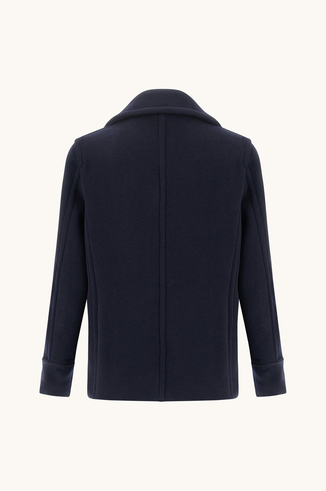 Paul &amp; Shark True Peacoat in Wool and Cashmere | Navy
