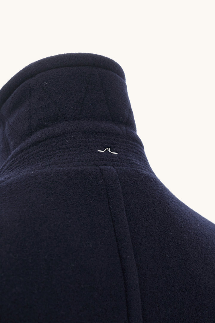 Paul &amp; Shark True Peacoat in Wool and Cashmere | Navy