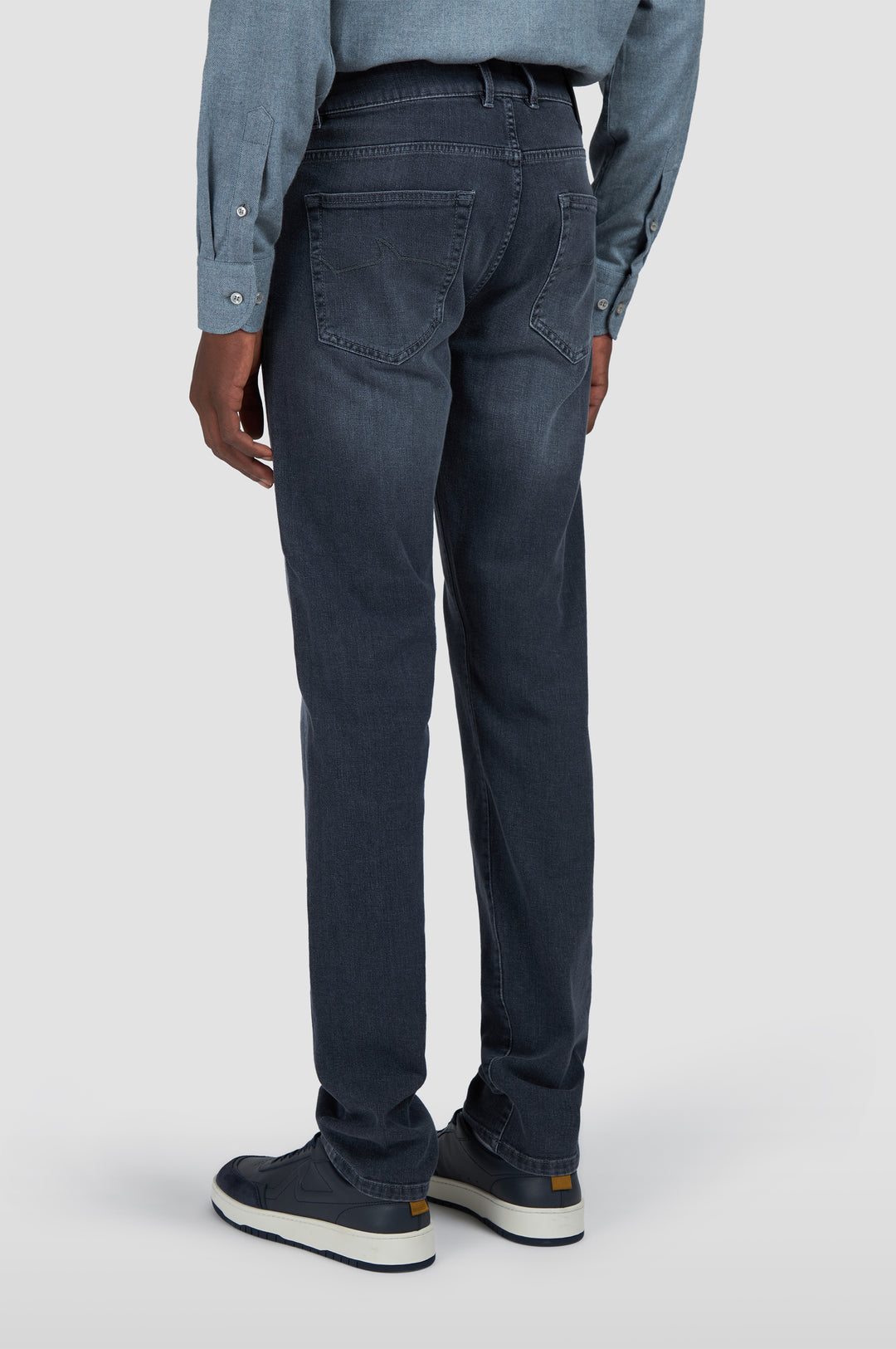 Paul & Shark Stretch Denim Jeans in Organic Cotton | Medium Grey