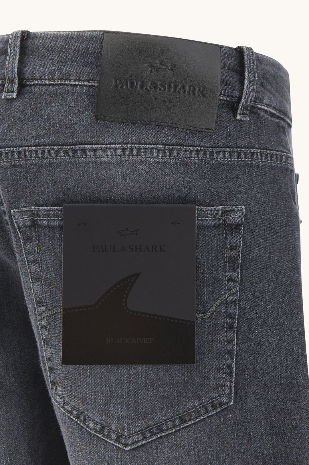 Paul &amp; Shark Jeans Varese Black Rivet | Grey