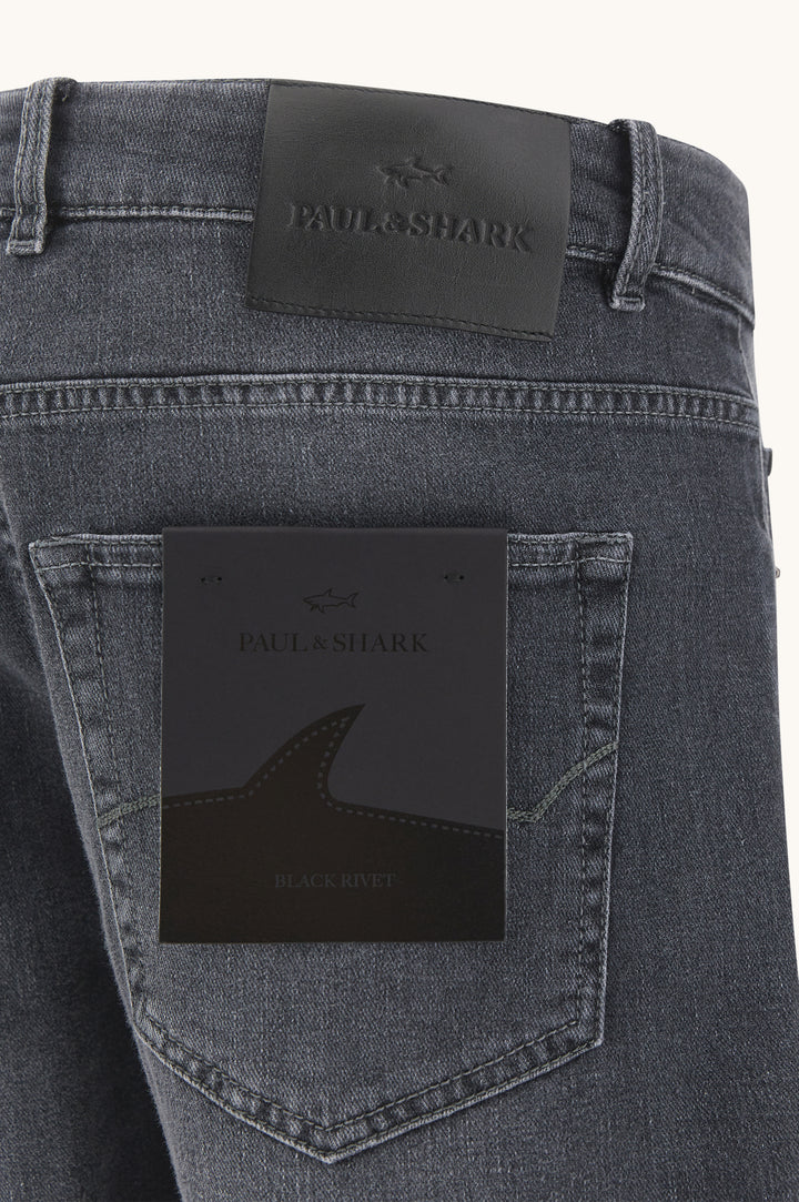 Paul &amp; Shark Jeans Varese Black Rivet | Grey
