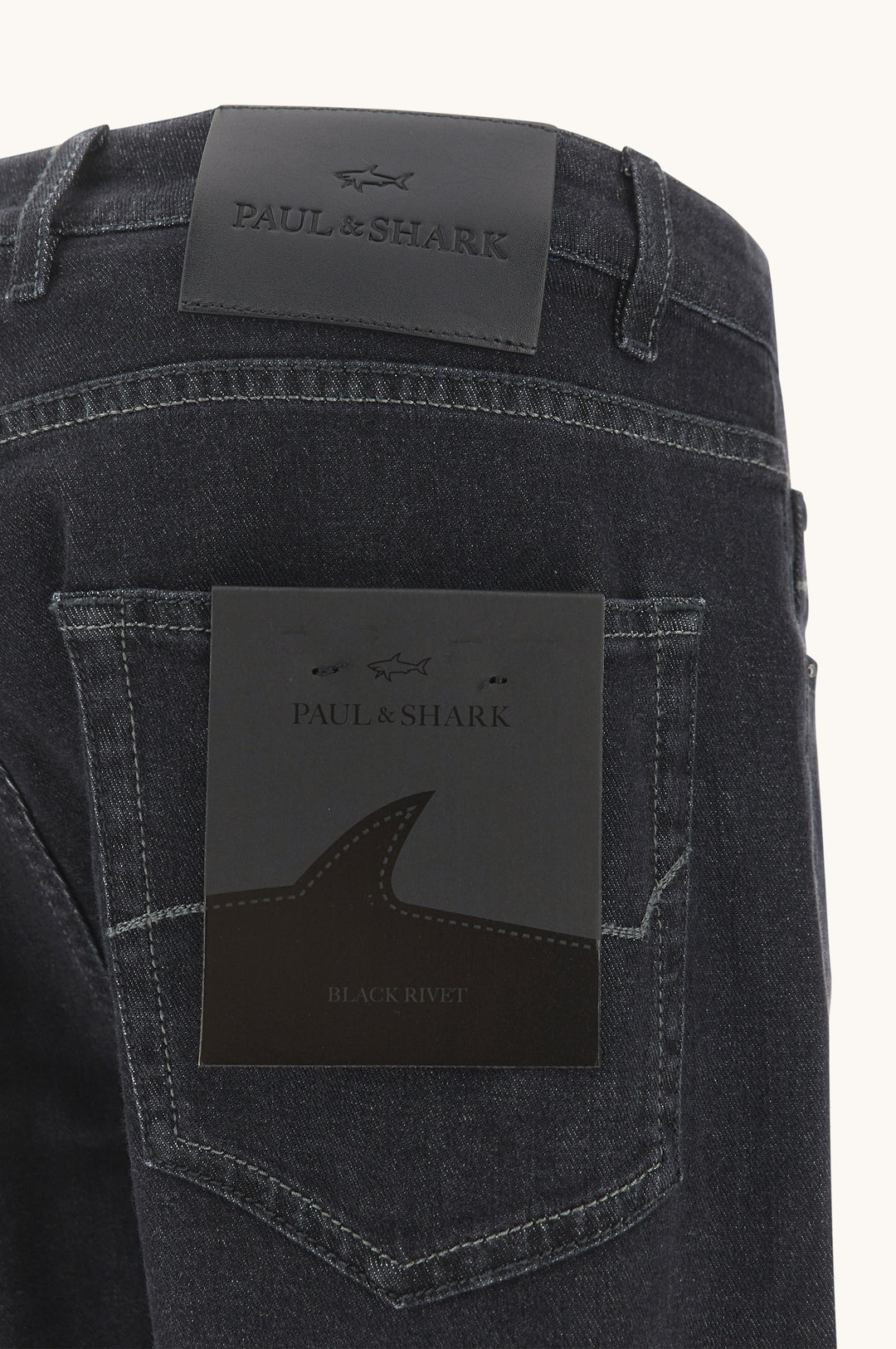 Paul &amp; Shark Jeans Varese Black Rivet | Charcoal