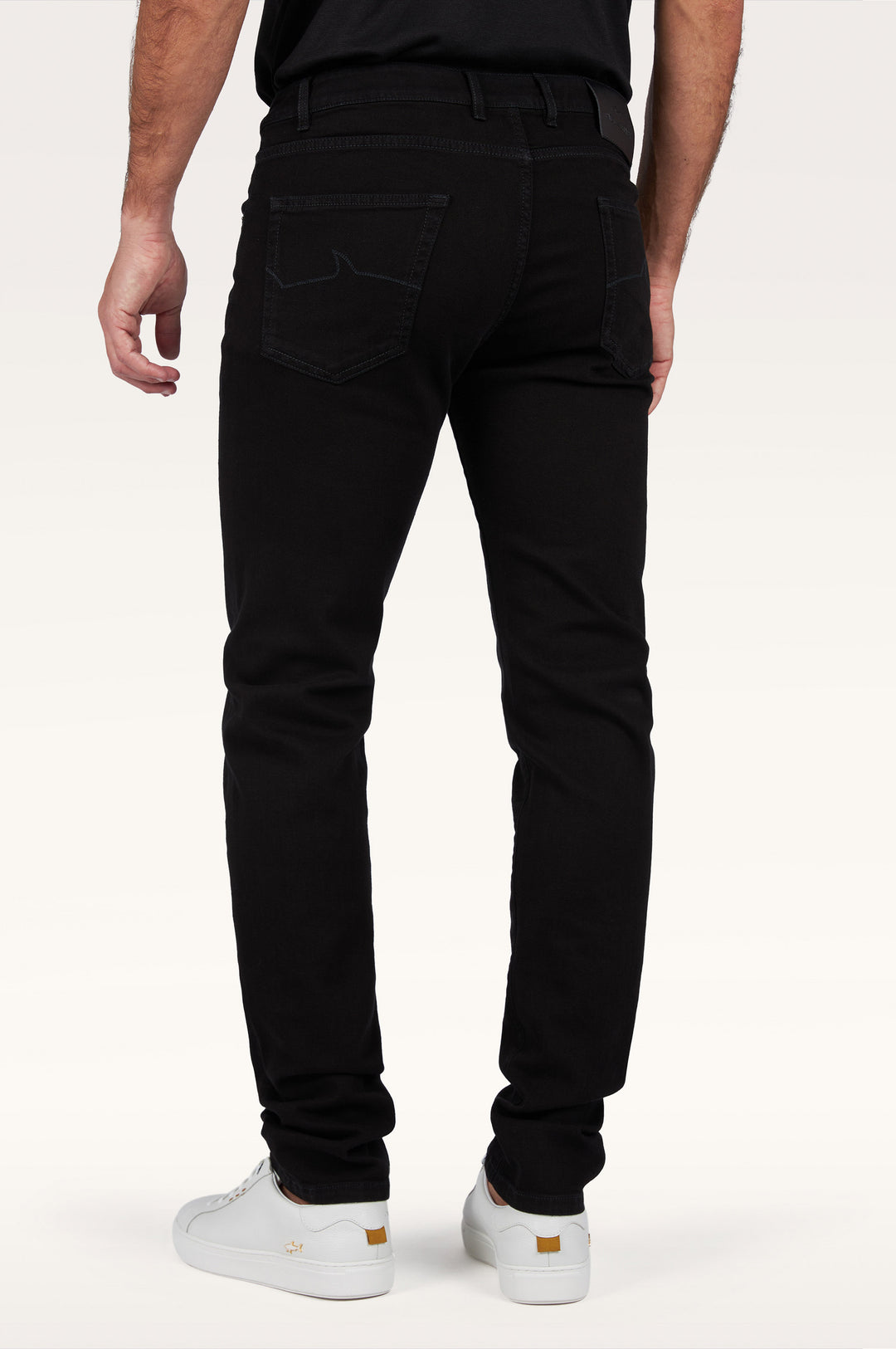 Paul & Shark Black Rivet Organic Stretch Denim | Black