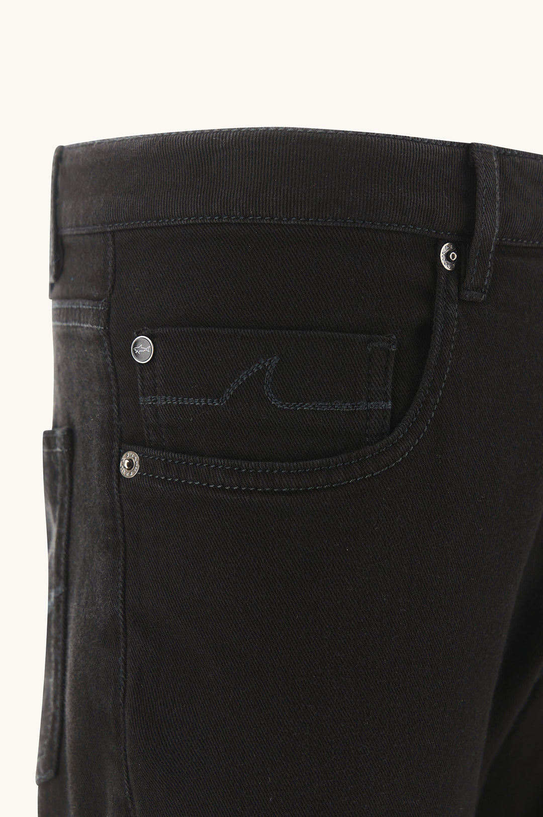 Paul & Shark Stretch Denim Jeans in Organic Cotton | Black