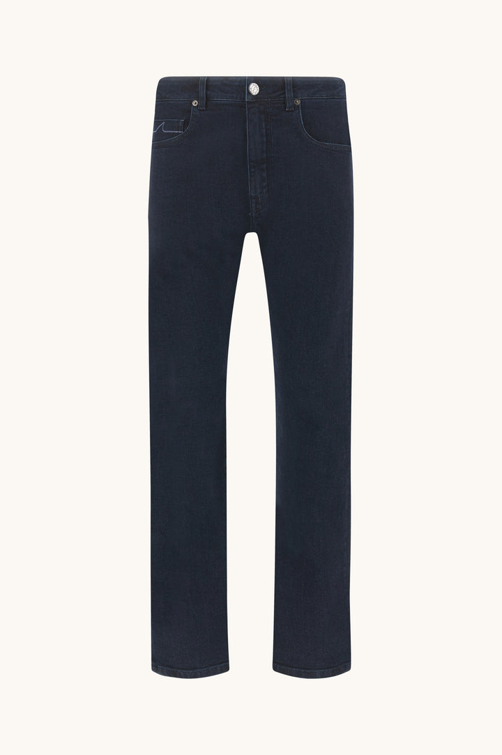 Paul &amp; Shark Jeans Varese Comfort Rivet in Stretch Denim | Navy