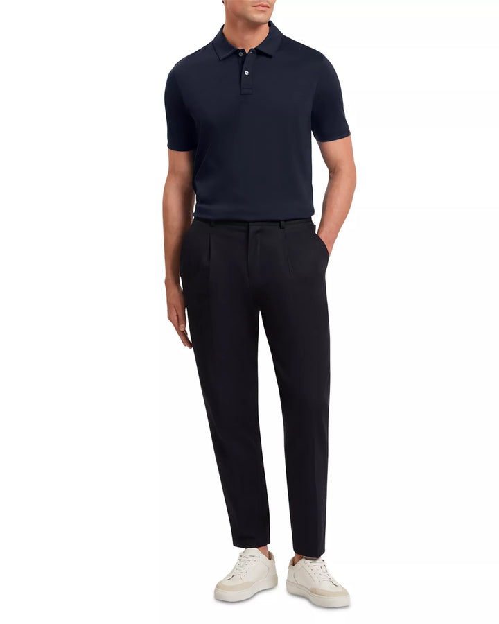 Polo à manches courtes en coton Soft Touch Ted Baker Connall | Bleu marine