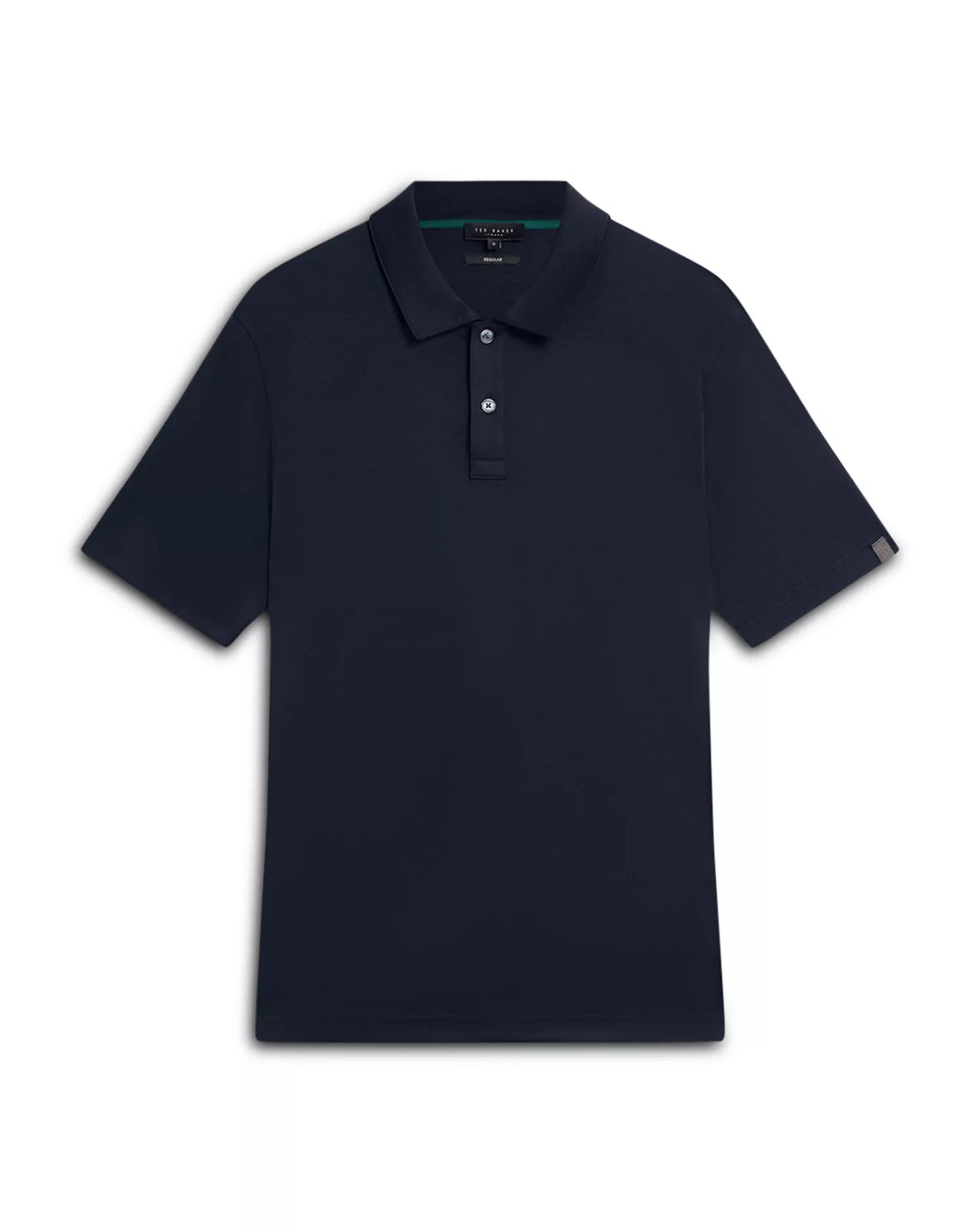 Polo à manches courtes en coton Soft Touch Ted Baker Connall | Bleu marine