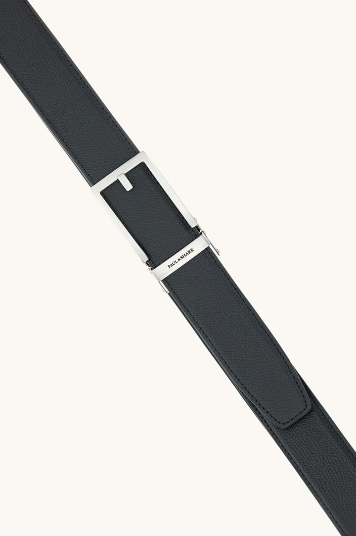 Paul &amp; Shark Leather Tank Belt | Black