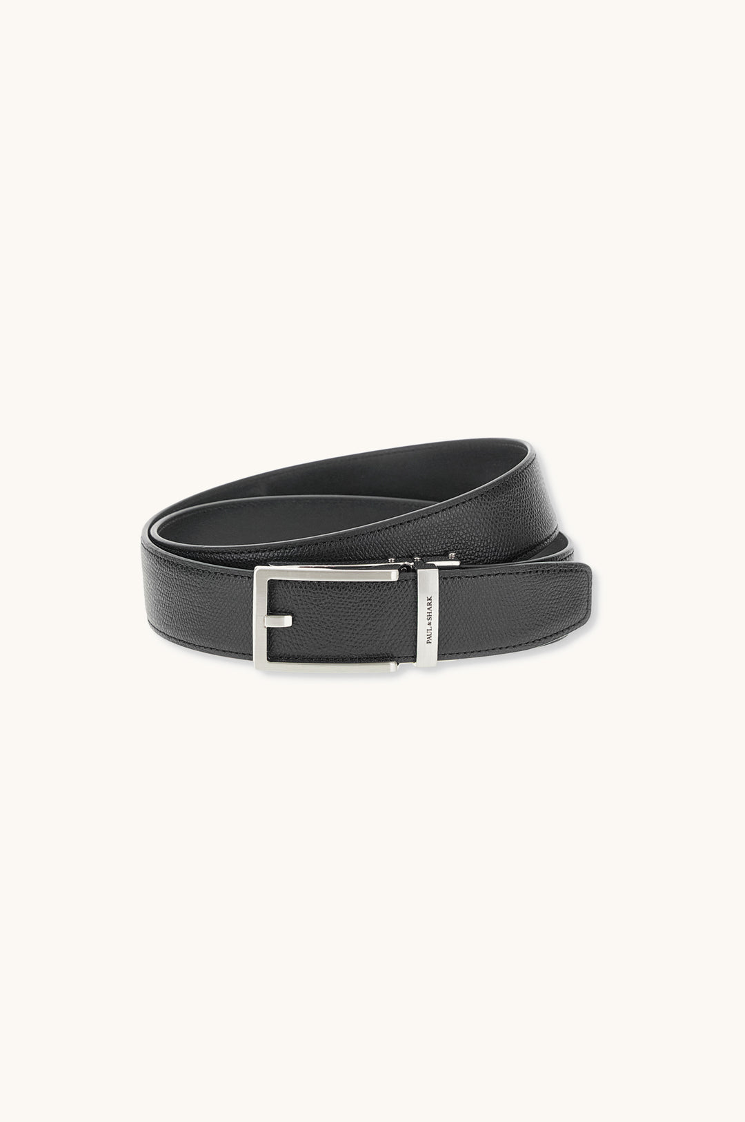 Paul &amp; Shark Leather Tank Belt | Black