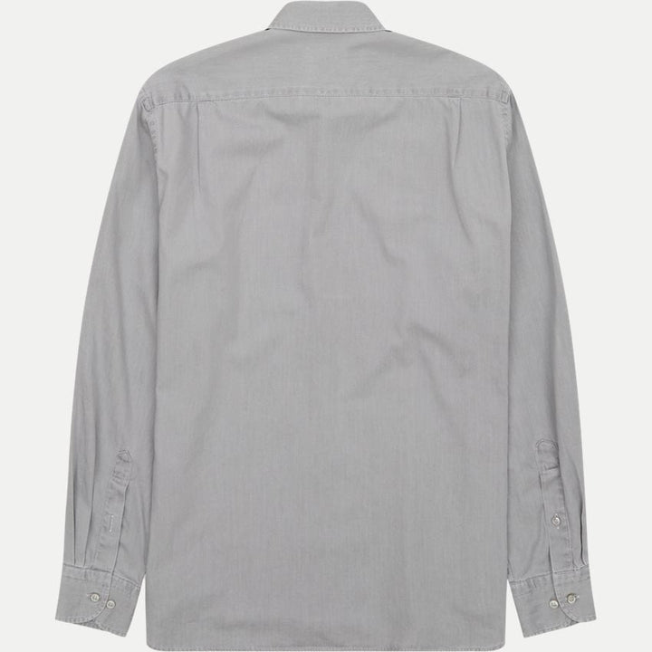 Paul & Shark Giza Cotton Xsoft Light Denim Shirt | Grey