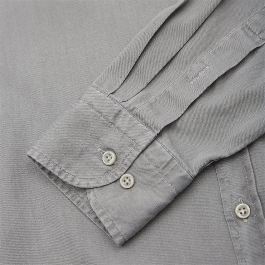 Paul & Shark Giza Cotton Xsoft Light Denim Shirt | Grey