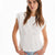 PennyBlack Βαμβακερό T-shirt Dart-detail | Λευκό