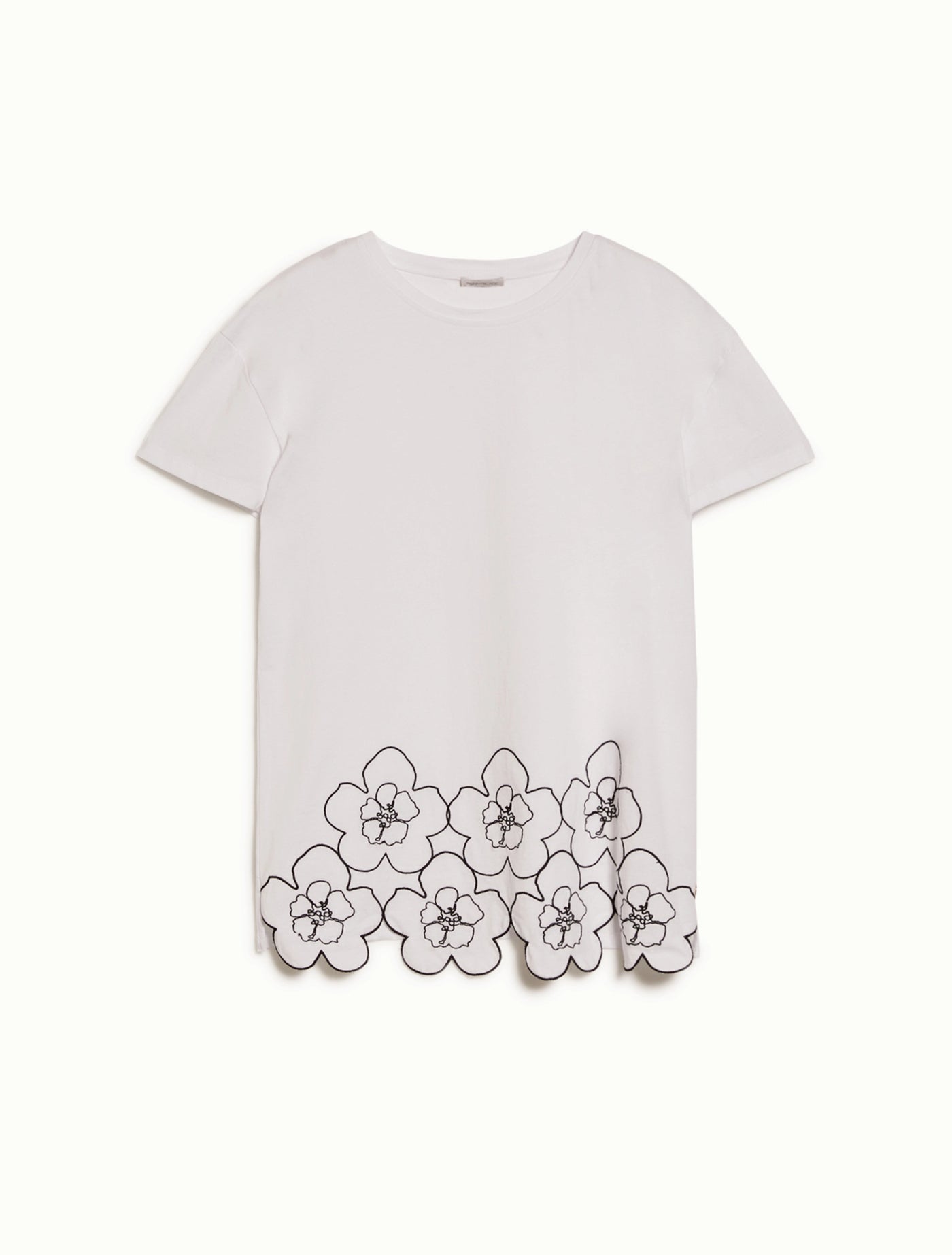 PennyBlack Κεντημένο Βαμβακερό T-shirt | Λευκό