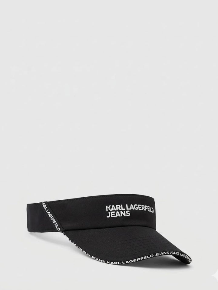 Karl Lagerfeld Nylon Tape Visor | Black
