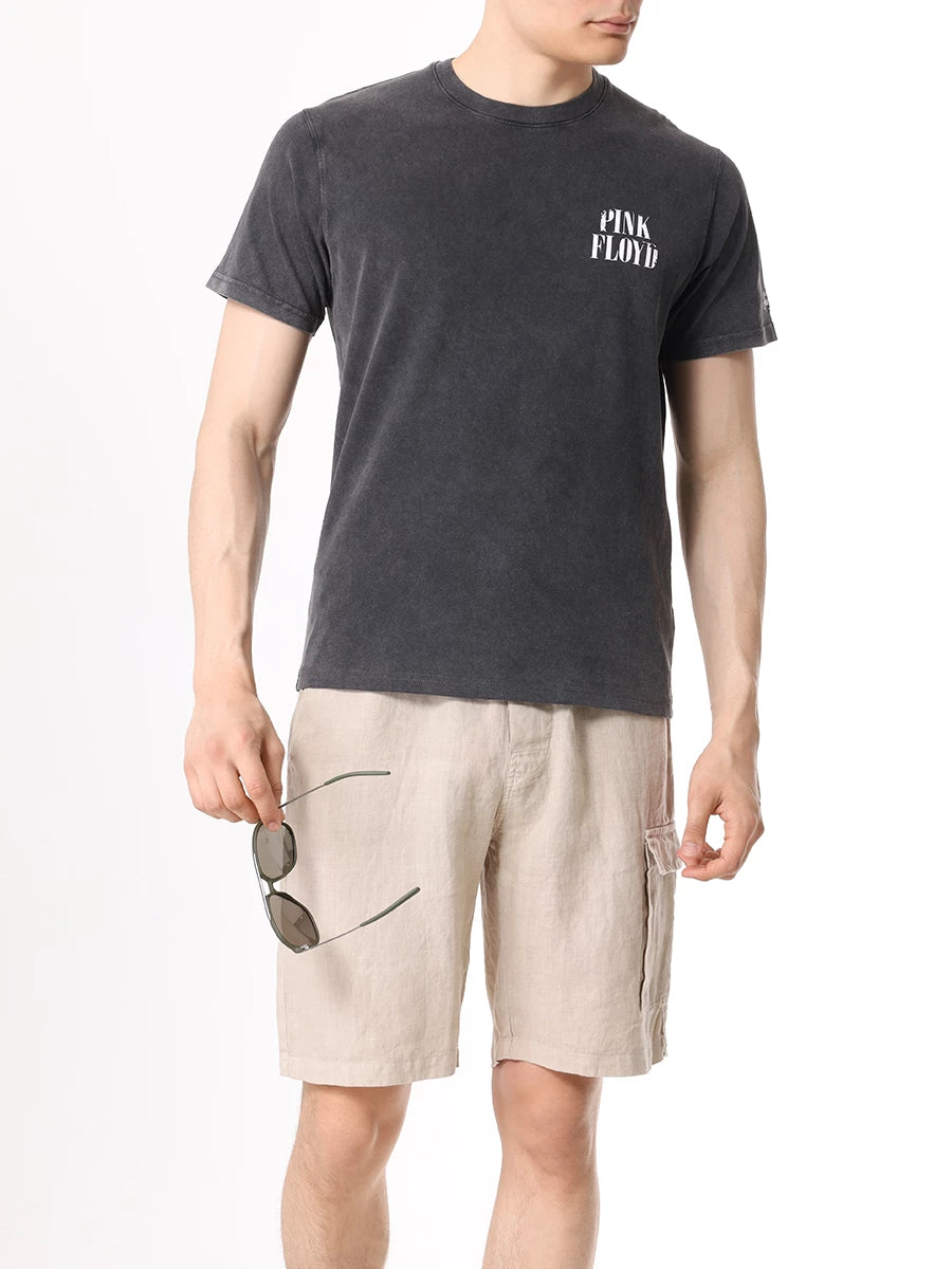 Camiseta MC2 Saint Barth Pink Floyd | Negra