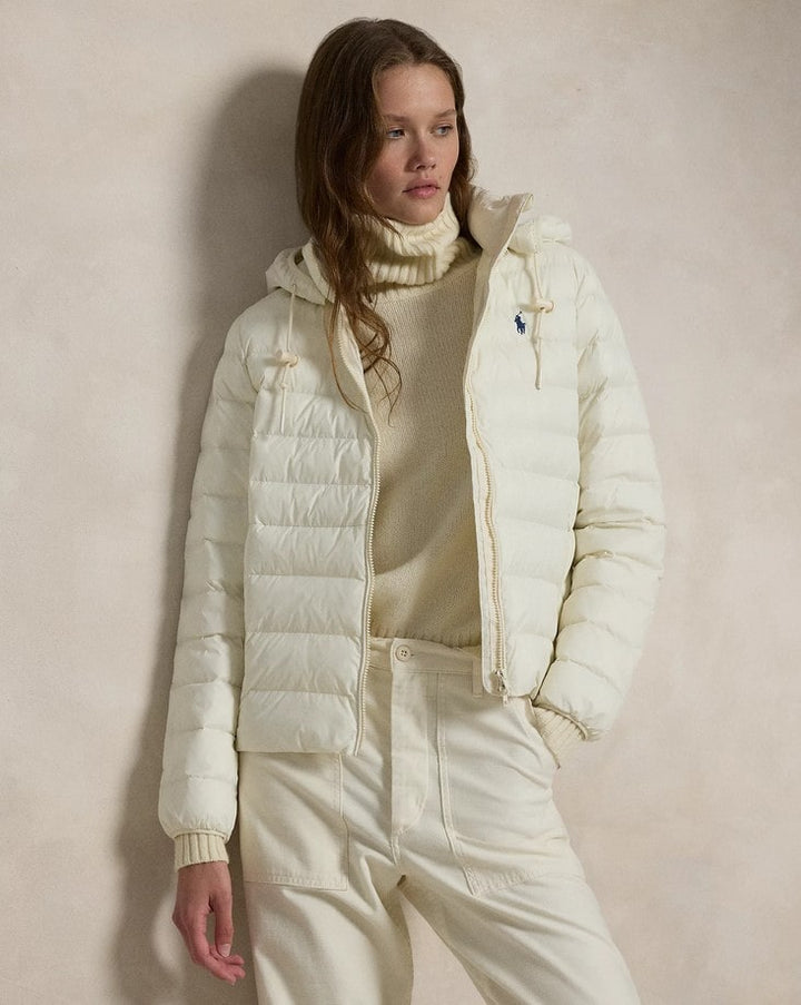 Ralph Lauren Quilted Water Resistant Packable Jacket | Estate Cream