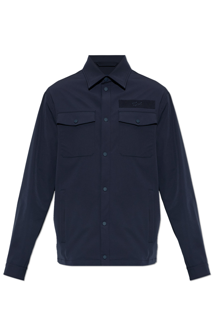 Paul &amp; Shark Typhoon Stretch Waterproof Overshirt | Navy