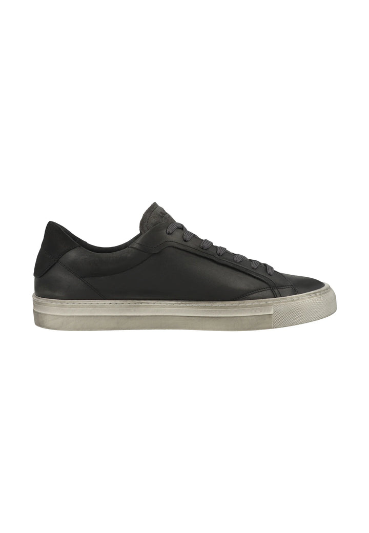 La Martina Zapatilla de hombre en piel - LM Core | Negro
