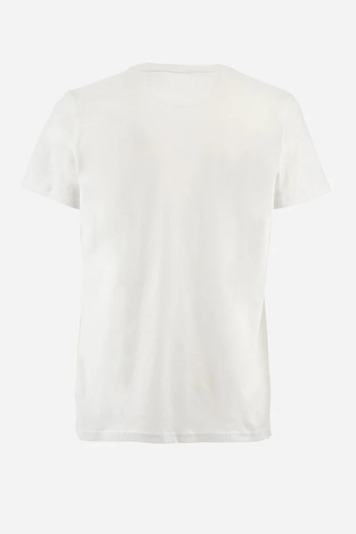 La Martina Men's T-shirt in Regular fit - Serge | White