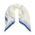 Ralph Lauren Big Pony Cotton Scarf | Cream/Royal