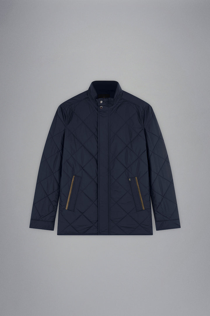 Paul & Shark Save The Sea Quilted Jacket with Alcantara® | Navy