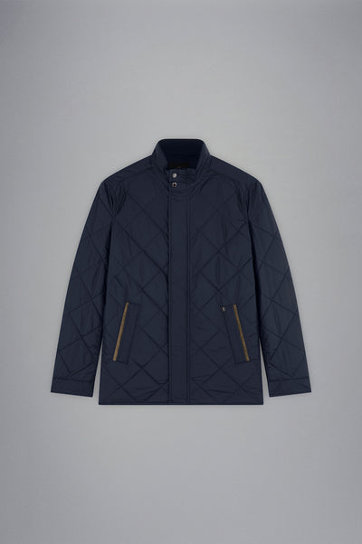 Paul & Shark Save The Sea Quilted Jacket with Alcantara® | Navy
