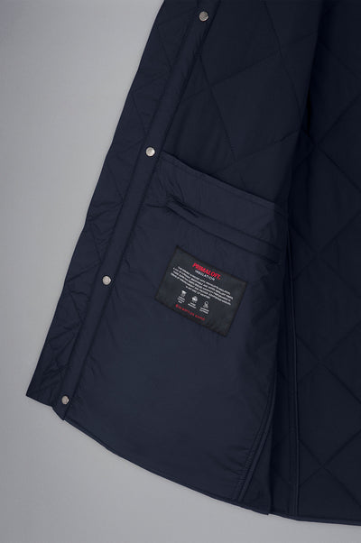 Paul & Shark Save The Sea Quilted Jacket with Alcantara® | Navy