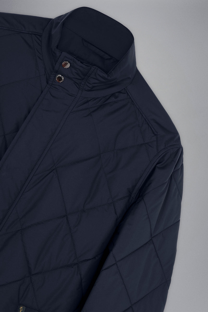 Paul & Shark Save The Sea Quilted Jacket with Alcantara® | Navy
