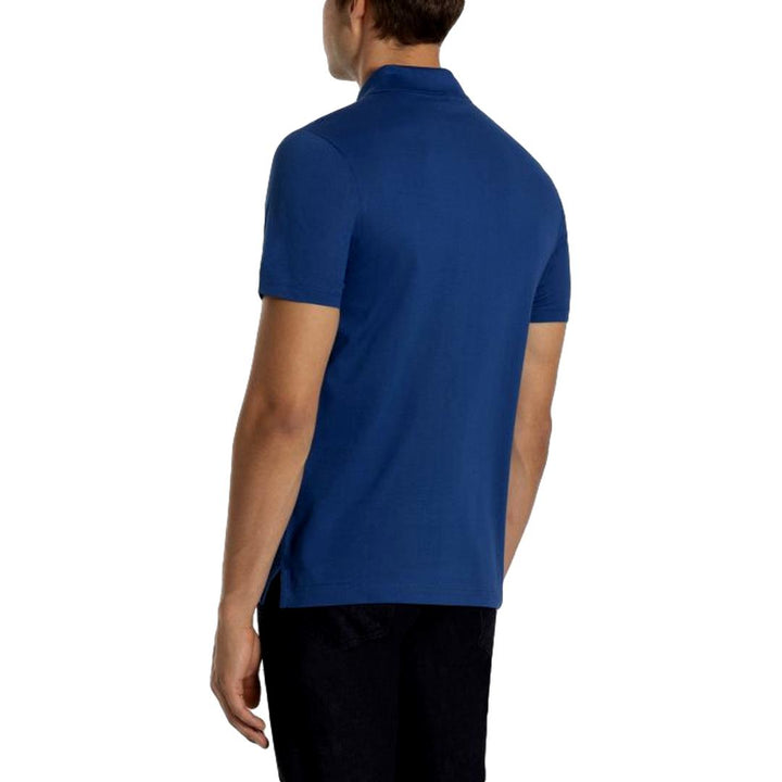 Paul & Shark Double Pique Cotton Polo | Cobalt Blue