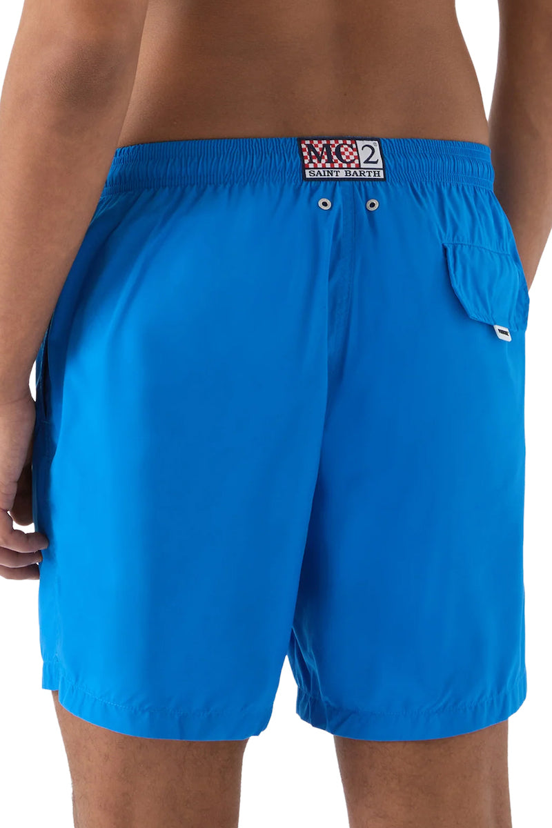 Short de bain MC2 Saint Barth Lighting Pantone | Bluette