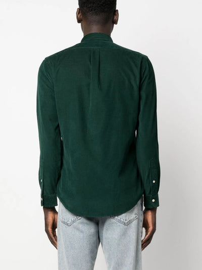 Ralph Lauren Slim Fit Κοτλέ Υποκάμισο | Πράσινο